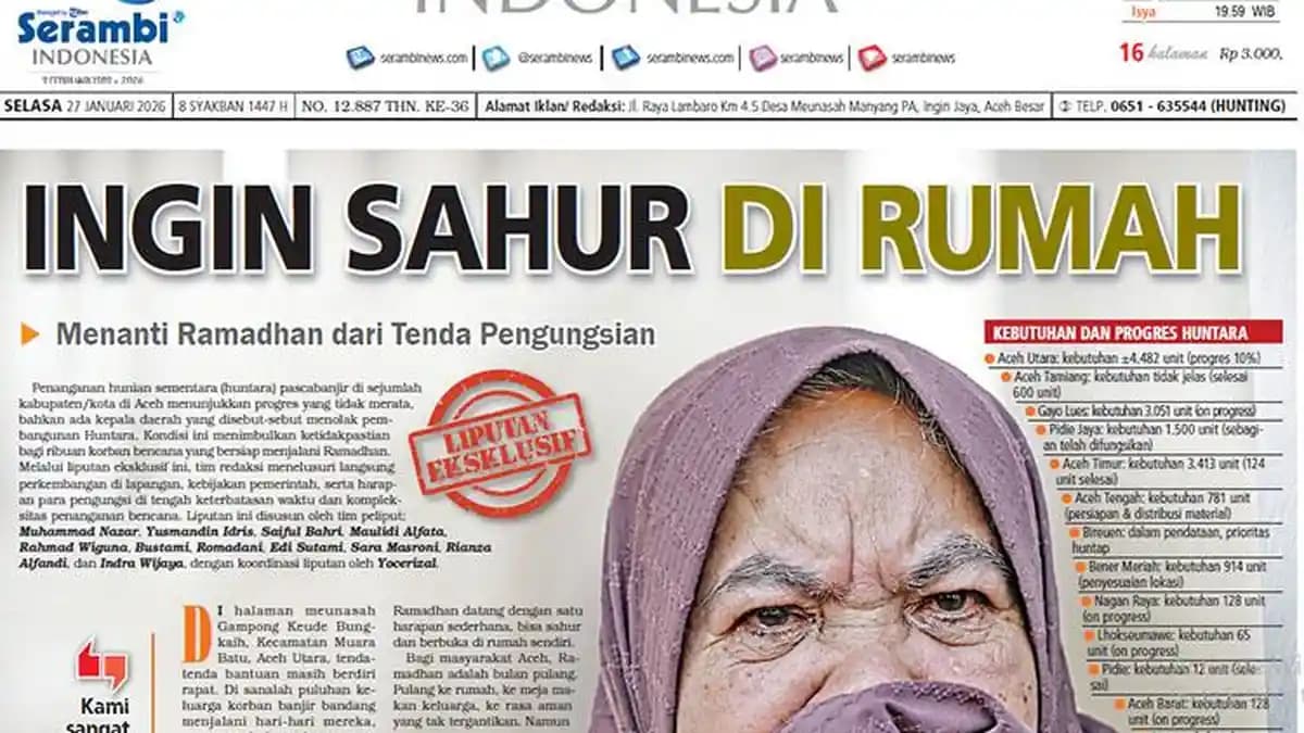 Ramadhan Penuh Berkah di Balik Cobaan Pengungsi Aceh