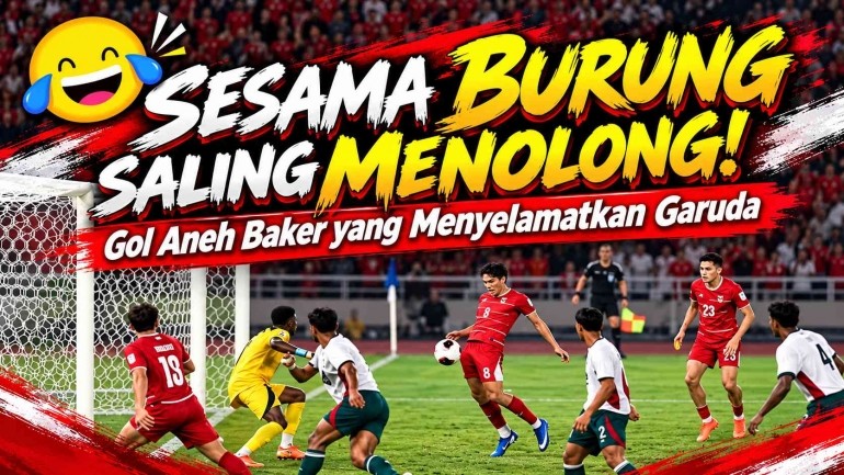 Gol Aneh Mitch Baker, Tanda Kebesaran Allah di Laga Garuda