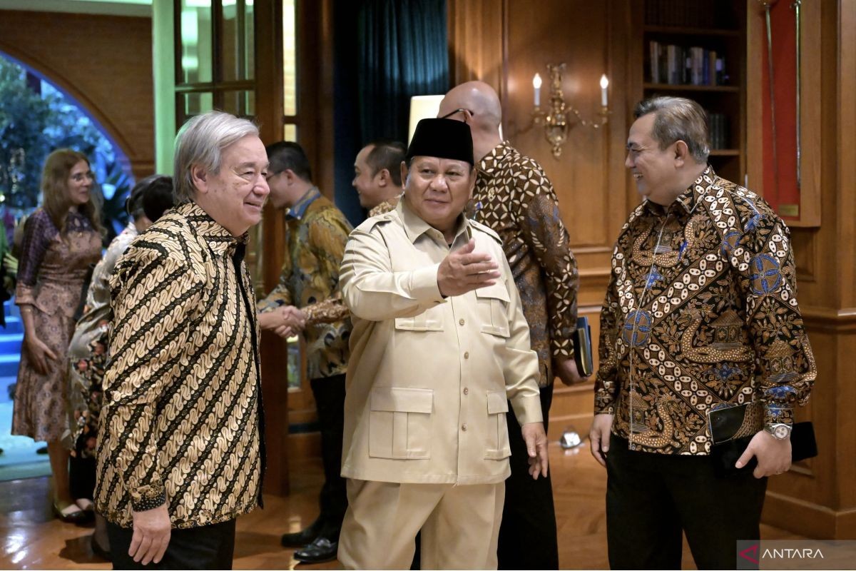 Prabowo Terima Guterres di Hambalang, Palestina Jadi Sorotan Utama